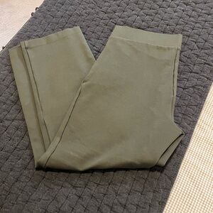 LOFT Ponte Crop straight leg pant